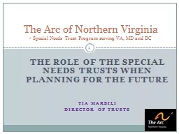 The Role of the Special Needs Trusts when Planning for the Future