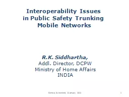 Interoperability Issues in Public