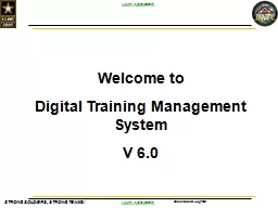 Welcome to  Digital  Training Management