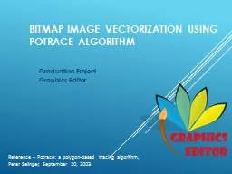 Bitmap Image Vectorization using Potrace Algorithm