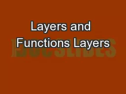 Layers and Functions Layers