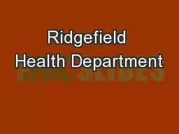 Ridgefield Health Department