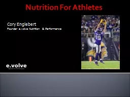 Nutrition For Athletes Cory Englebert