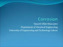Corrosion Haseeb Ullah Khan Jatoi