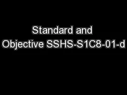 Standard and Objective SSHS-S1C8-01-d