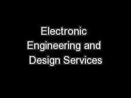 Electronic Engineering and Design Services