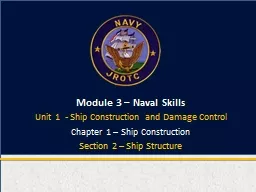 Module 3 – Naval Skills