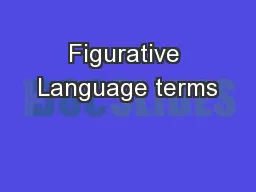 Figurative Language terms