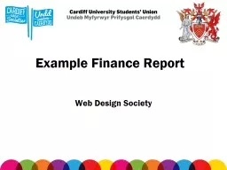 Example Finance Report Web Design Society