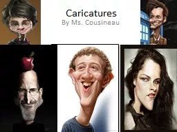 Caricatures By Ms.  Cousineau