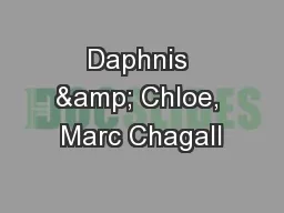 Daphnis & Chloe, Marc Chagall