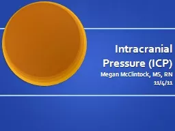 Intracranial Pressure (ICP)