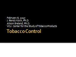 Tobacco Control February