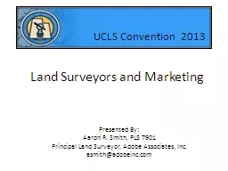 Land Surveyors and Marketing
