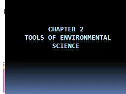 Chapter 2   Tools of Environmental science