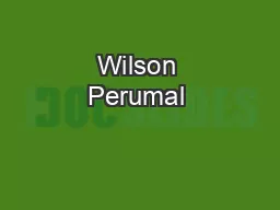 Wilson Perumal & Company, Inc.