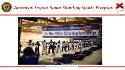 American Legion Junior Shooting Sports Program
