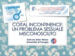 Coital incontinence: un problema sessuale misconosciuto
