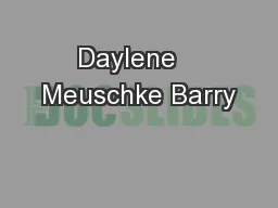 Daylene   Meuschke Barry