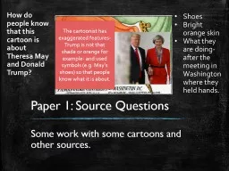 Paper 1: Source Questions