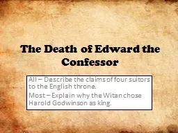 How did Edward’s death cause problems?