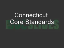 Connecticut Core Standards
