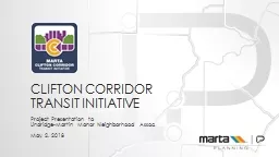 Clifton Corridor Transit Initiative