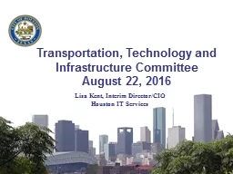 Transportation, Technology and Infrastructure Committee