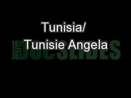 Tunisia/ Tunisie Angela
