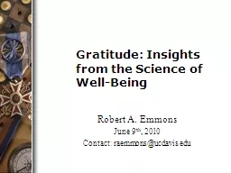 Robert A. Emmons June 9