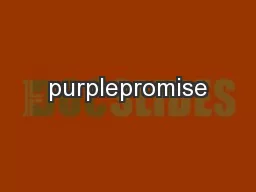 purplepromise