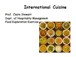 International Cuisine