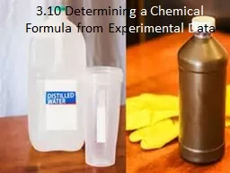 3.10 Determinin g a Chemical