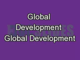 Global Development Global Development