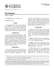 Fact Sheet HS April  The Coconut Richard L