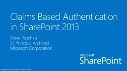 Claims Based Authentication in SharePoint 2013