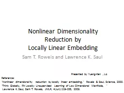 Nonlinear Dimensionality