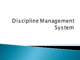 Discipline Management System