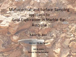 Multispectral  and  Surface Sampling approach