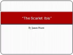 By James Hurst “The Scarlet Ibis”