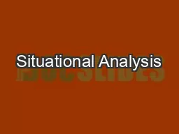 Situational Analysis #1 We truly appreciate your honest self-reflection during this assignment.