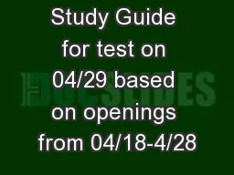 The Hobbit  Study Guide for test on 04/29 based on openings from 04/18-4/28