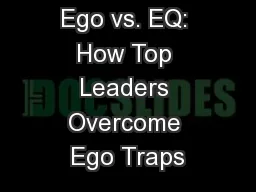 Ego vs. EQ: How Top Leaders Overcome Ego Traps