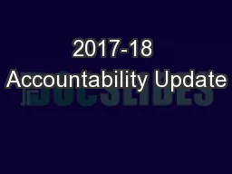 2017-18 Accountability Update