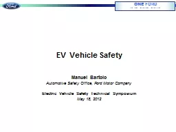 EV Vehicle Safety Manuel Bartolo