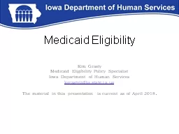 Medicaid Eligibility Kim Grasty