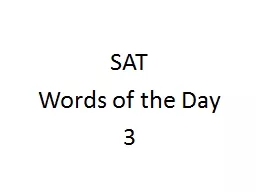 SAT  Words of the Day 3 Deploy