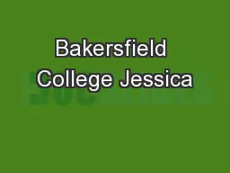 Bakersfield College Jessica