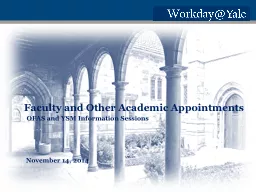Faculty and Other Academic Appointments