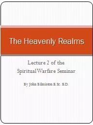 Lecture 2 of the  Spiritual Warfare Seminar